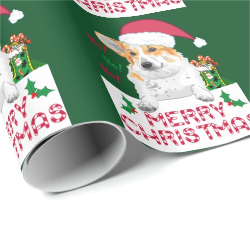 Corgi Christmas Wrapping Paper 