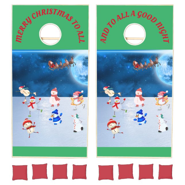 Christmas  cornhole set (Set)