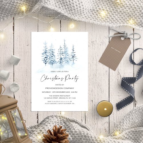 Christmas Corporate Christmas Party Invitation