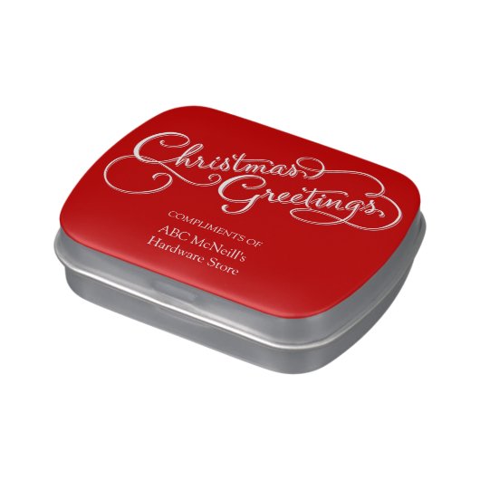 Christmas Corporate Give Away Jelly Belly Tin (Side)