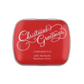Christmas Corporate Give Away Jelly Belly Tin (Top)