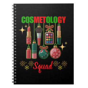 Christmas Cosmetology Squad Festive Holiday Beauty Notebook