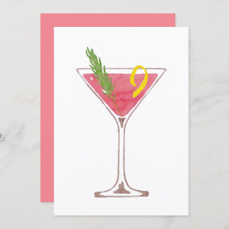Christmas Cosmopolitan Invitations