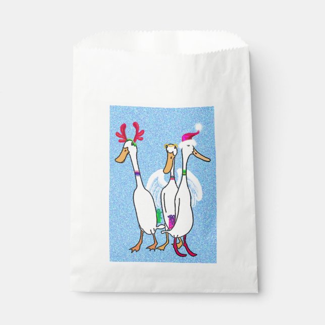 Christmas costume ducks favor bag (Front)