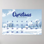 Christmas Countdown Advent Calendar Poster<br><div class="desc">Christmas Countdown Advent Calendar Poster</div>