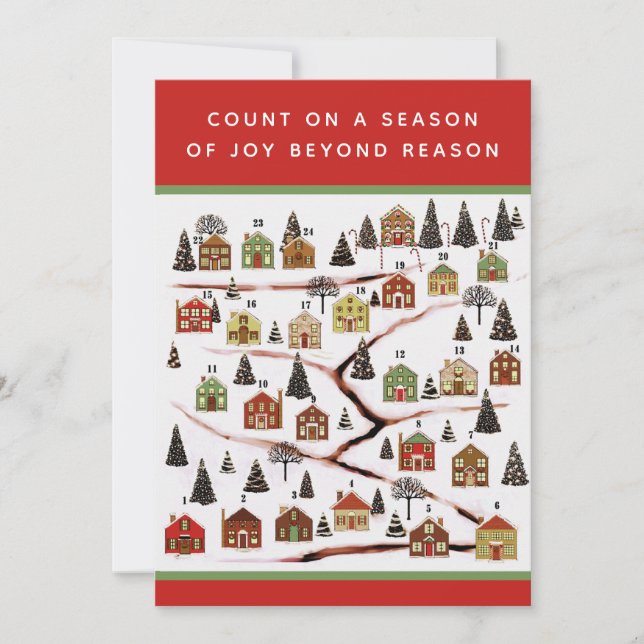 Christmas Countdown Holiday Cards (Front)