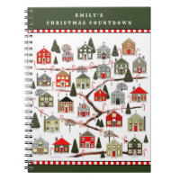 Christmas Countdown Holiday Planner Notebook