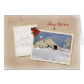 Christmas Country Barn (Front Horizontal)