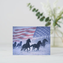 Christmas Country Western Horses