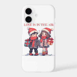 Christmas couple - Love is in the air iPhone 17 Case