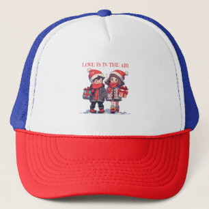 Christmas couple - Love is in the air Trucker Hat
