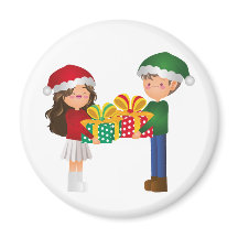 Christmas Couple Magnet