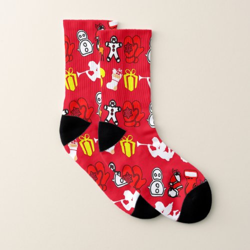Christmas Couple Matching Socks