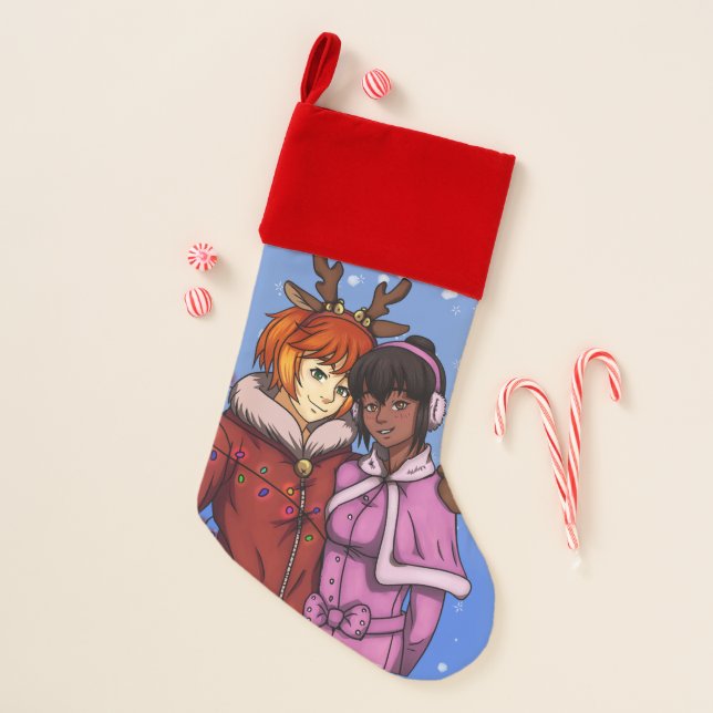 Christmas Couple Stocking (Front)