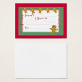 Christmas Coupon Cards (Front & Back)