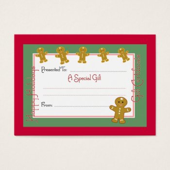 Christmas Coupon Cards by imagefactory at Zazzle