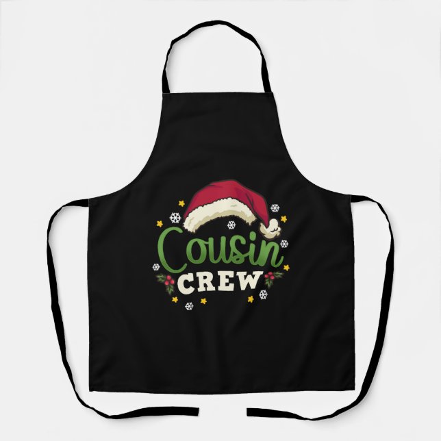 Christmas Cousin Crew Apron (Front)