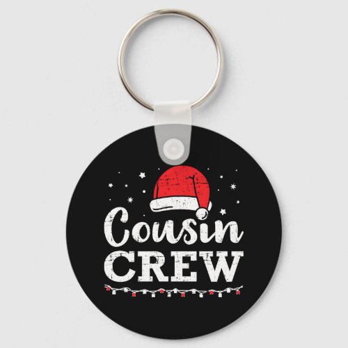 Christmas cousin crew keychain