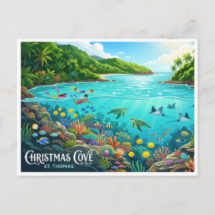 Christmas Cove Charlotte Amalie Postcard