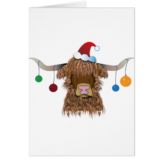 Christmas Cow Cards (Front)