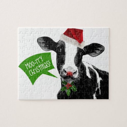 Christmas Cow _ Moory Xmas Jigsaw Puzzle