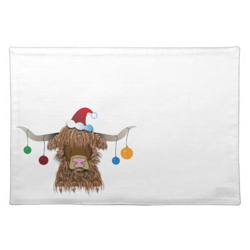 Christmas Cow Placemat