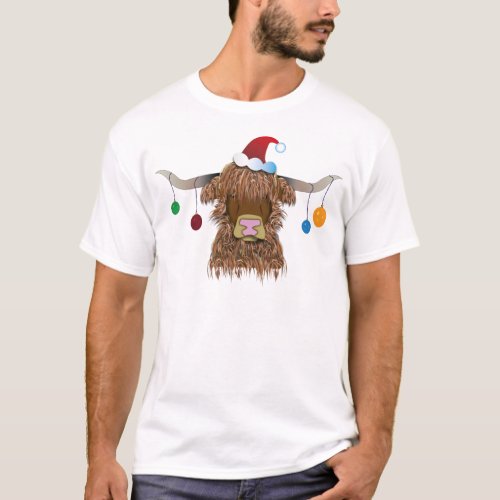 Christmas Cow T_Shirt