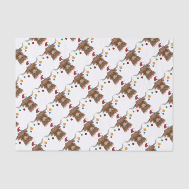 Christmas Cow Tissue Paper (Front)