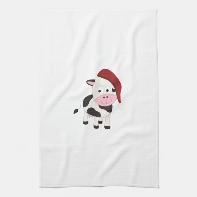 Christmas cow towel (Vertical)