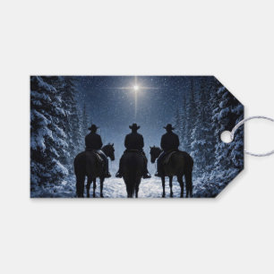 Christmas Cowboys North Star Gift Tags