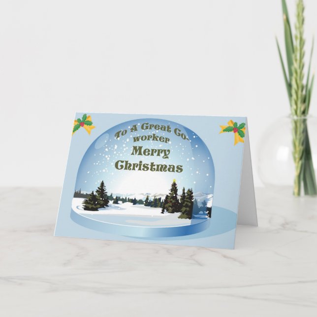 Christmas Coworker Card (Front)