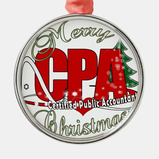 Cpa Christmas Ornament 