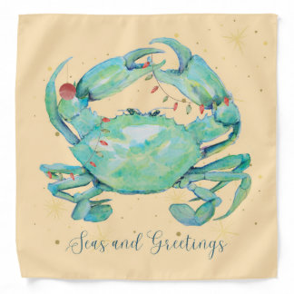 Christmas Crab Beach Bandana