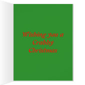 Christmas Crab Custom Card (Inside (Right))