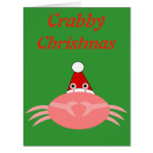 Christmas Crab Custom Card (Front)