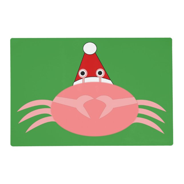 Christmas Crab Custom Placemat (Front)