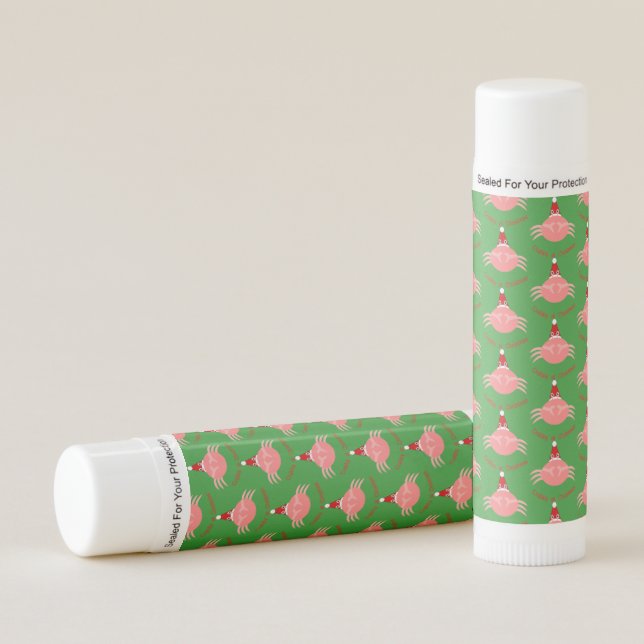 Christmas Crab Lip Balm (Front)