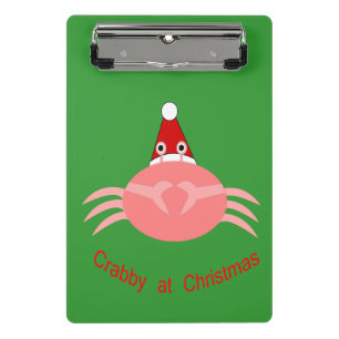 Christmas Crab Mini Clipboard