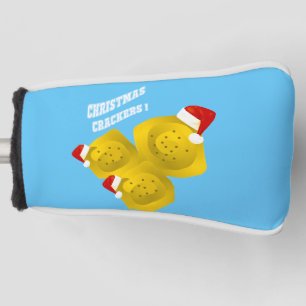 Christmas crackers golf head cover