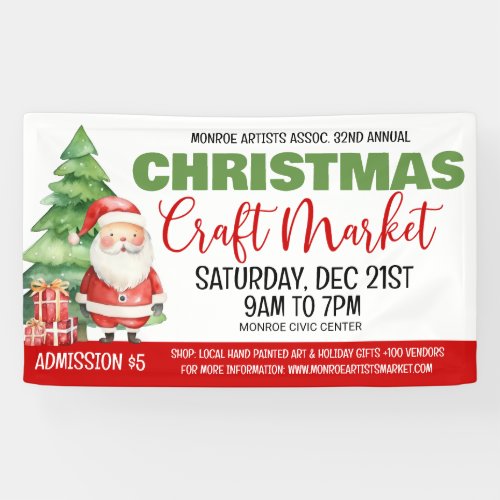 Christmas Craft Market Banner