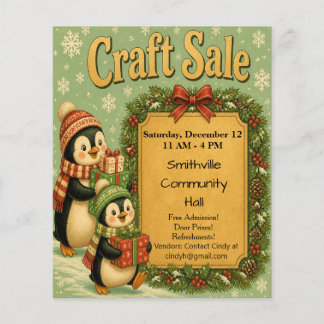 Christmas Craft Show Announcement Flyer