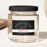 Christmas Cranberry Chutney Labels<br><div class="desc">Homemade Cranberry chutney,  jelly,  jam,  sauce jar canning labels. Easy stylish customizable labels.</div>