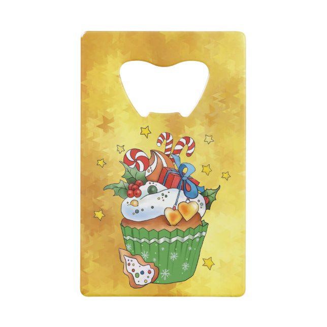 Christmas Credit Card Bottle Opener (Front)