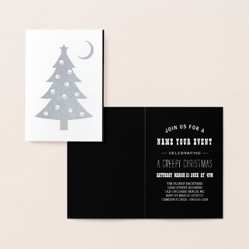 Christmas Creepy Tree Holiday Card