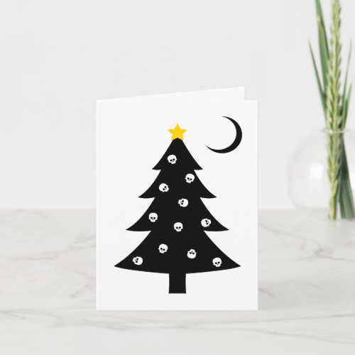 Christmas Creepy Tree Holiday Card