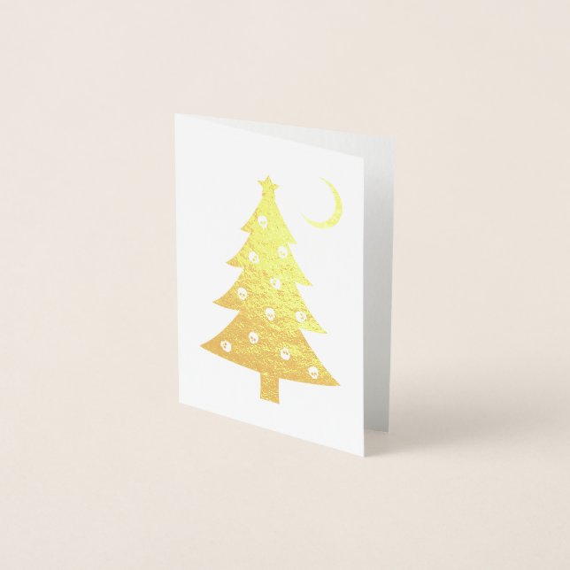 Christmas Creepy Tree Holiday Card (Front)