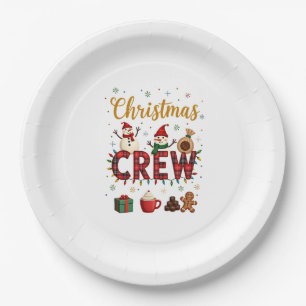 Christmas Crew (1) Paper Plates