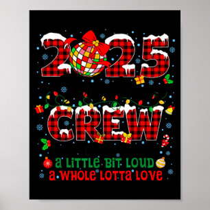 Christmas Crew 2025 Family Christmas Matching Xmas Poster