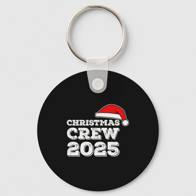 Christmas Crew 2025 Shirt Matching Family Christma Keychain (Front)