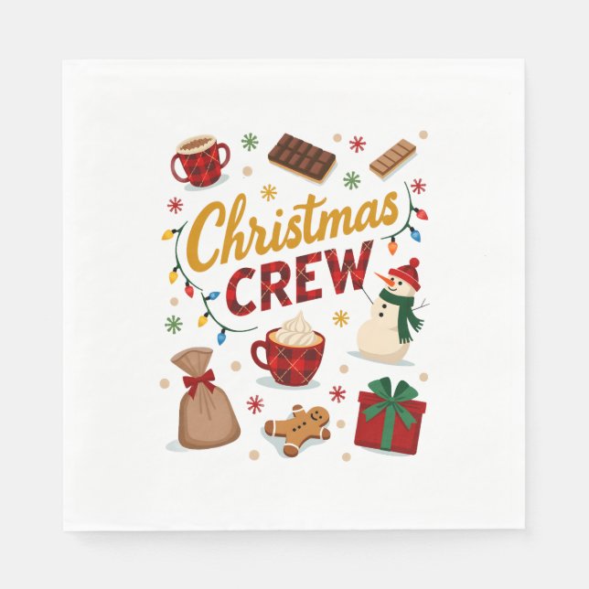 Christmas Crew (2) Napkins (Front)